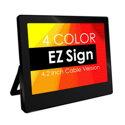 EZ Sign 【EPD】4.2インチ 4色表示 ケーブルタイプ E-paper Display(電子ペーパーディスプレイ) [SE0420B1]